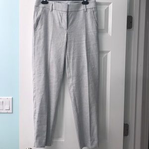 Grey Slim Leg Loft Dress Pants Size:2